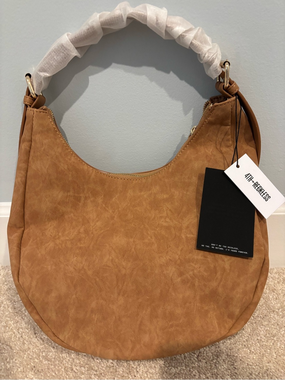 4th and Reckless Faux Suede Bag